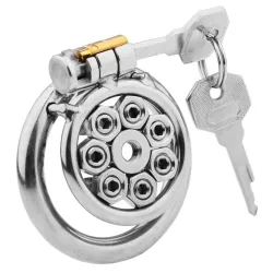 CockLock Cage avec Picots Chastipik et Tige - Longueur 1.2cm